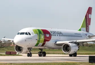 TAP aircraft at airport
