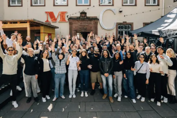 Group of people posing for a photo