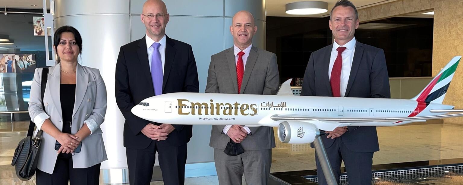 Lufthansa Systems and Emirates Airline extend their longstanding Lido Flight 4D partnership
