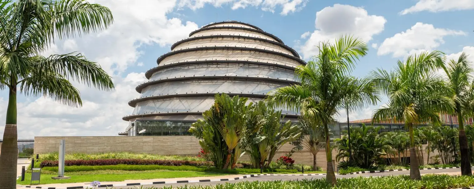 picture with palm trees etc in Rwanda