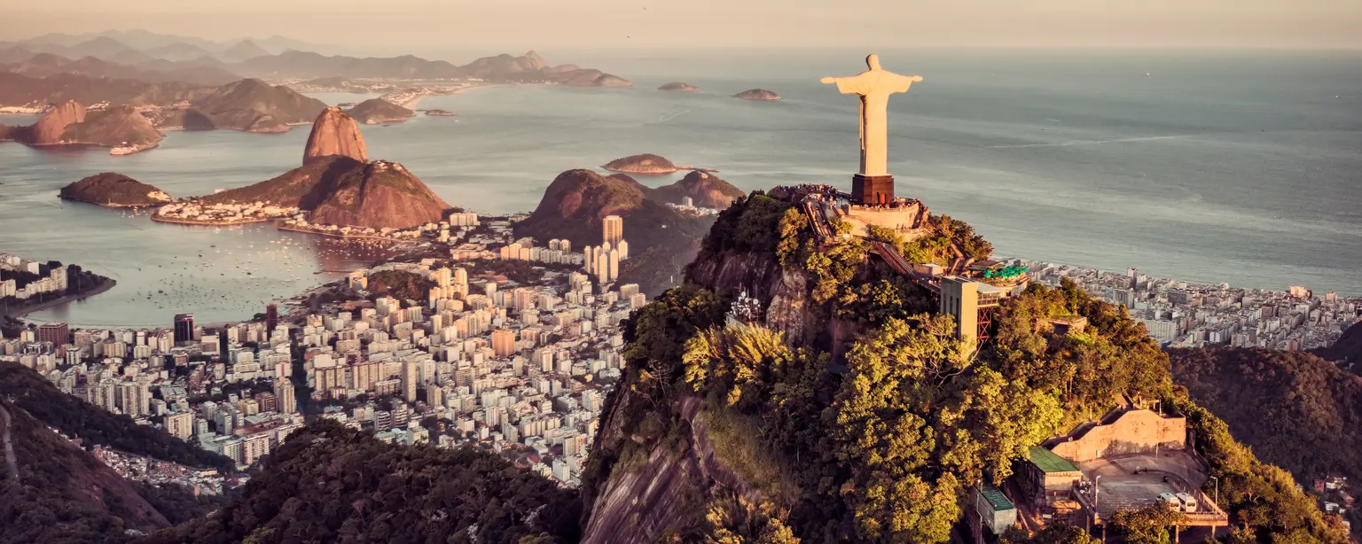 Landscape of Rio De Janeiro in Brazil