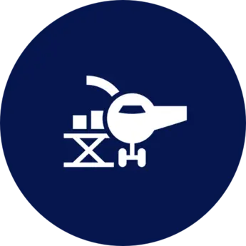Icon representing the freight of an aircraft